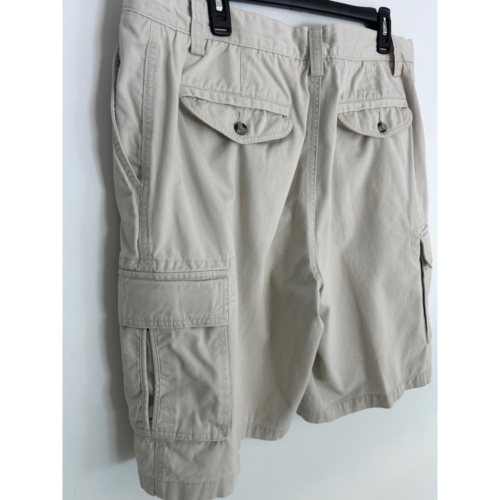 Boca Classics Mens Khaki‎ Tan Cotton Twill Cargo Shorts Size 38 - Picture 4 of 9